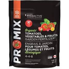 Kellog potting soil is used to amend garden soil for growing flowers and vegetables. Pro Mix Organic Tomatoes Vegetables Fruits Garden Fertilizer 4 4 8 Walmart Canada