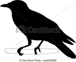 Black And White Ravens Clipart Clip Art Vector Of Black Crow Cartoon With Blue Eyes And Yellow Black Crow Fall Clip Art Raven
