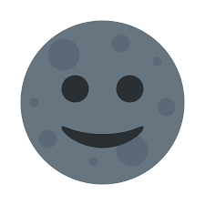 The new moon face emoji means rather creepy or naughty or dirty. New Moon Face Emoji What Emoji