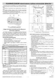 The test button on the co detector is used to verify that the alarm will sound. Ei208w Ei208dw Stand Alone Carbon Monoxide Detector
