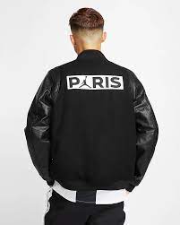 Chamarra Universitaria Para Hombre Psg Nike Mx Varsity Jacket Nike Leather Jackets