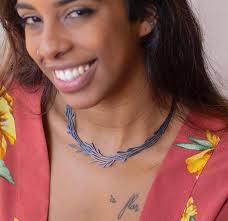 Buy Rubber Necklace Recycled Jewellery Contemporary Jewelry Gift for Her  Xmas Gift Flowers Lightweight Unique Design Online in India