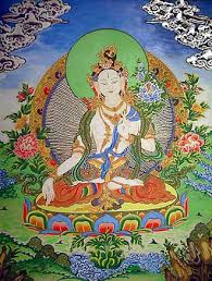 Image result for mother mary, quan yin, green and white tara