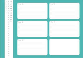 El kit de planificación en color menta incluye 3 hojas: Plantillas De Calendario Diario Crea Tu Propio Calendario Al Instante