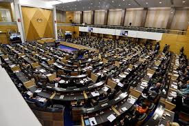 Pelantikan yang di pertua dewan negara dan majlis angkat sumpah empat ahli dewan negara baharu di bangunan parlimen. Dewan Rakyat Adjourned After Sitting For 36 Days Malaysia Malay Mail