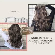 You won't get the color you want either, because, with same day perming or relaxers and permanent color gradients, colors will appear a shade lighter than intended. 123 Hair Art Korean Perm In Singapore Shopsinsg