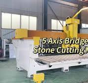 MISHI 3020 5 Axis Multi Function Bridge Saw Machine for Cnc Granite Edge  Cutting Machine