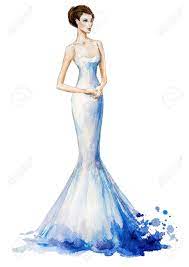 Maybe you would like to learn more about one of these? Aquarell Modeillustration Schones Junges Madchen In Einem Langen Kleid Hochzeitskleid Lizenzfreie Fotos Bilder Und Stock Fotografie Image 33200420