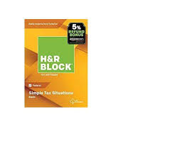 H R Block Tax Software Basic 2018 With 5 Refund Pc Download United States Tax Software Hr Block Software