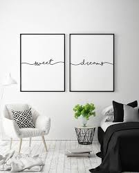 Dolci Sogni Wall Art Set Di 2 Stampe Sopra L Arredamento Etsy Baby Wall Art Wall Decor Bedroom Bedroom Wall Decor Above Bed