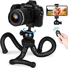 Bluetooth remote shutter for cameras and smartphones review. Telephones Portables Et Accessoires Ameliore Mini Trepied De Voyage Flexible Pour Smartphone Gopro Sports Camera Cellphone 5 5 Support De Montage Reglable Avec Obturateur A Distance Sans Fil Bluetooth Noir Abafia Phone Tripod