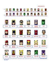 Guess Who Superheroes Red By Lawrenzlano Superhero Games For Kids Guess Who Games Superhero