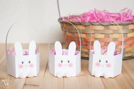 Bunny footprint template pdf results. Simple Printable Bunny Easter Basket Craftingmyhome Com