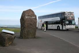 England schottland winter solstice video. Auto Fischer Bistrobus An Der Grenze England Schottland Bus Bild De