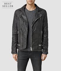 Mens Conroy Leather Biker Jacket Oxblood Allsaints Com Leather Jacket Men Leather Jackets Online Leather Jacket