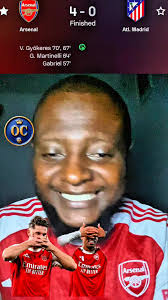 arsenal were unstoppable tonight! 🔥 a massive 4–0 win over atlético madrid  — pure domination from start to finish. gyökeres back