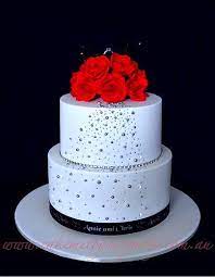 Red Roses And Ring Box On Engagement Cake Edible Cake Decorations Pink Rose Cake Fondant Rose