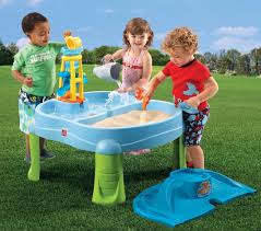 Water Sandbox Splash N Scoop Bay Table Step2 Outdoor Toddler Play Kids Fun New Ebay Sand And Water Table Activities For Kids Kid Friendly Backyard