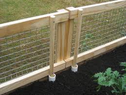 This will effectively stop your dog from. Diy Raised Bed Removable Pest Gate Finegardening