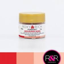 Colorant Alimentaire Hybride Rouge Intense Fondust De Roxy Rich Specialement Concu Pour Colorer Les Aliments Tel Que Le Fo Almond Paste Fondant Food Coloring