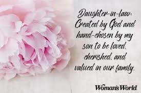 Daughter In Law Quotes To Help Welcome Her Into The Family Woman S World Daughter In Law Quotes Mother In Law Quotes Law Quotes