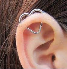 18 Cute And Unexpected Ear Piercings Ear Piercings Cute Ear Piercings Heart Piercing