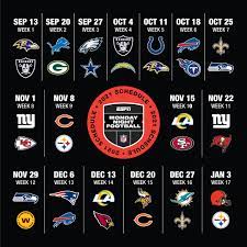 Espn S 19 Game Nfl Regular Season Slate Decorated With Star Power Multiple Mvps Divisional Matchups And Compelling Storylines Espn Press Room U S