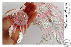 Boule A Dragees Attrape Reves Dreamcatcher Taille Mini Diametre 5 Cm Personnalisation Et Quali Artisanat De Capteur De Reve Dragees Boite Dragees Mariage
