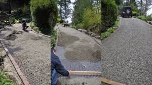 We also specialise in innovative stabilizing technology, creating better and safer roads for. Permeable Gravel Driveways Stabilized For Vehicle And Pedestrian Traffic Green Driveway