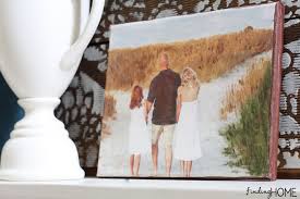 If you put too much pressure into the canvas, you will tear off parts of the photo. Painted Canvas Mod Podge Photo Transfer Finding Home Farms