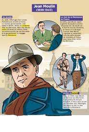 Ayant un droit de réserve, le préfet prend le pseudonyme de romanin pour signer ses oeuvres, assez satiriques. Jean Moulin Fiches Exposes Mon Quotidien Playbac Presse Digital