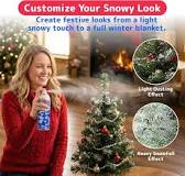 Amazon.com: Prextex 2 Pack Fake Snow Spray for Christmas Tree ...