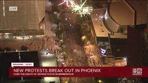Phoenix news channel, the most comprehensive news network in phoenix. Video Peaceful Protest Turns Violent Buildings Cars Damaged In Phoenix