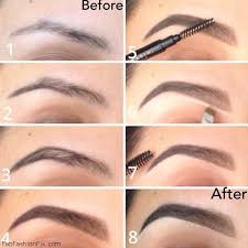 draw eyebrows step by step makeup how