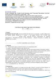 Contract De Prestari Servicii Tiparituri Model Salvati Copiii