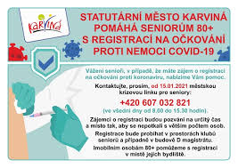 Po absolvování očkování jsou data z centrálního registračního systému odstraněna. Karvina Pomuze Svym Seniorum S Registraci Na Ockovani Oficialni Stranky Statutarniho Mesta Karvina