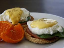 eggs benedict lightened up food