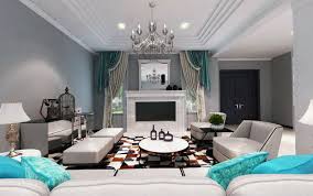 You can also paint your ceiling with these other corresponding victorian era ceiling stencils: Victorian Interior Design With Turquoise Colors For Pn Rahsida S Bungalow House In Shah Alam Kuala Lumpur Kl Malaysia Design Contractor Lazern Sdn Bhd