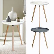 Modern bedroom sets & side tables. Round Bedside Tables Coffee Table Metal Tray Telephone Console Stand Home Office Ebay
