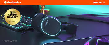 Arctis 5 features dts headphone:x 7.1 v2.0 surround, the best mic in gaming,. Steelseries Arctis 5 Schwarz Amazon De Computer Zubehor