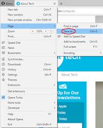 With opera account, you can switch devices and pick up. How To Save Web Pages In The Opera Desktop Browser