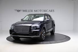 It is available in 10 colors, 4 variants, 2 engine, and 1 transmissions option: New 2021 Bentley Bentayga V8 For Sale Miller Motorcars Stock B1544