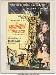30 X 40 The Haunted Palace Released Aug 28 1963 With Vincent Price Debra Paget Lon Chaney Jr Elisha Cook J Lon Chaney Jr She S American Vincent Price