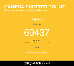 How to Find the Shutter Count of a Nikon D300
