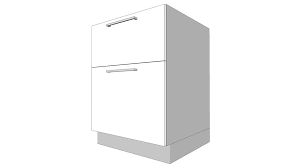Base cabinets make up the bottom section that is generally used to store pots, small kitchen appliances, and utilize drawer and cabinet space underneath the counter top. Base Cabinet W 1 Medium Drawer 1 Tall Drawer Multi Doors Styles Dynamic Kitchen Cabinets Parametric Dimensions Mebel Rust 3d Warehouse