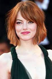 A rounder face gives you options to experiment, so pursue several styles aimed at rounder faces, and find what's right for you. Short Bob Hairstyles For Round Faces 2015 Thick Hair Styles Hair Styles Short Hair Styles