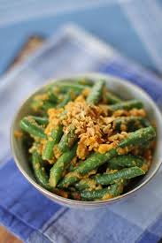 French Beans And Salted Duck Egg Yolks Ang Sarap Recipe French Bean Recipe With Salted Egg Vegetable Recipes
