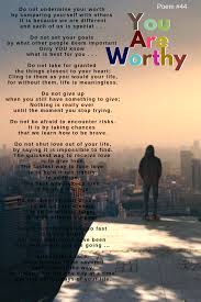 You Are Worthy Poems 44 Poems You Are Worthy Set Your Goals