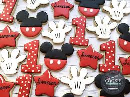 Mickey Cookies Mickey Mouse Cookies Mickey Mouse Birthday Decorations Mickey Mouse 1st Birthday