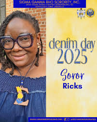 United in sisterhood, dressed in denim. Today, the ladies of Delta Sigma  Sigma rocked our blues in solidarity for a cause that matters. Every thread  carries a message: we believe, we support,